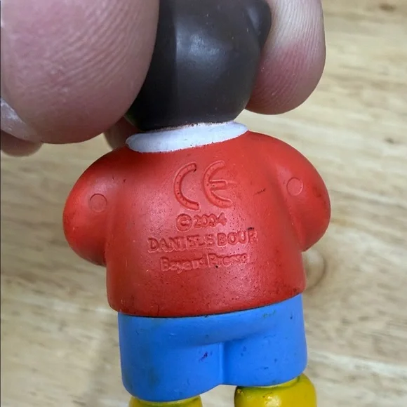 Set of 4  2004 Daniele Bour Kids Bear Figurines - Multicolor Toy Figures - Picture 3 of 3